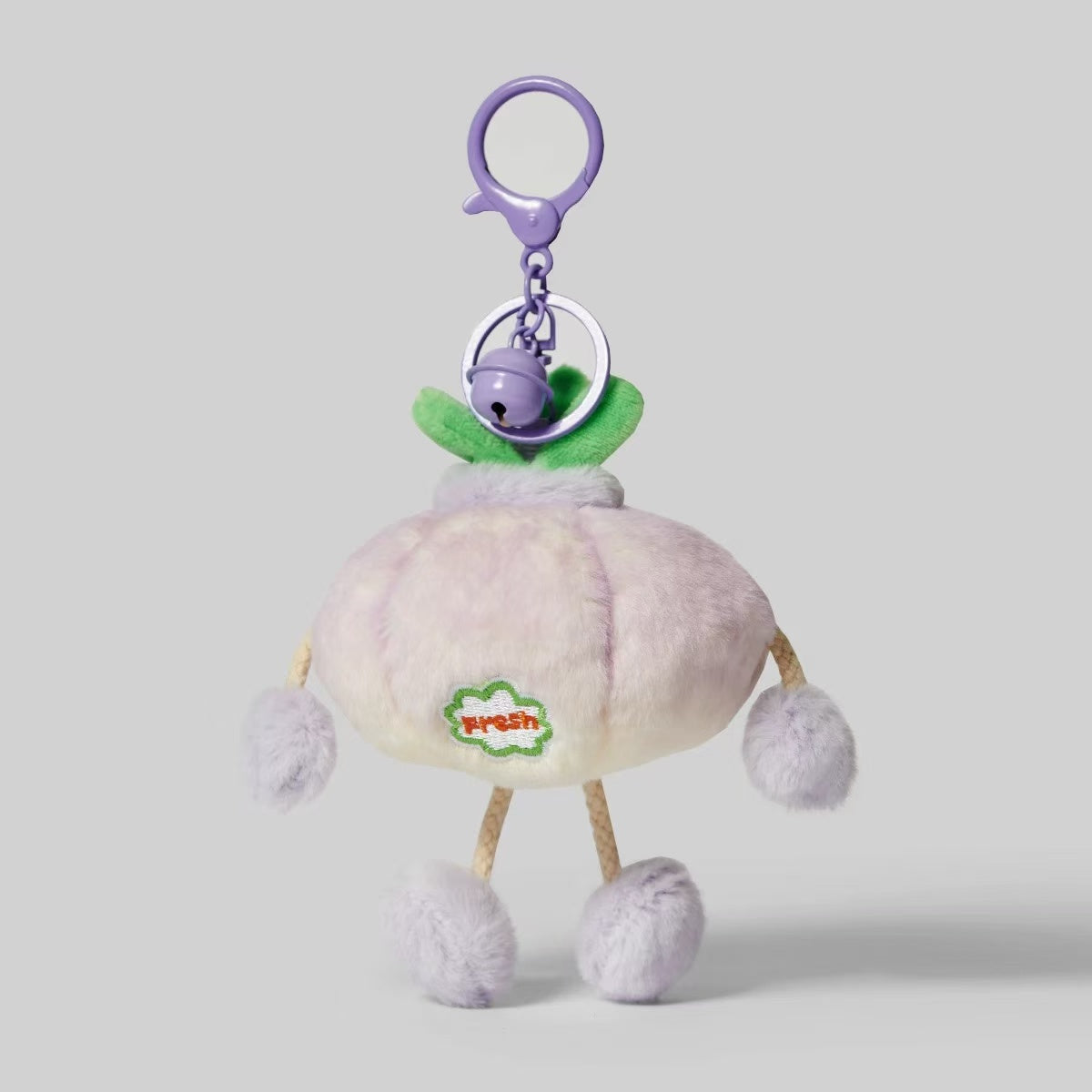 “Babe, do you like eating vegetables?” – Screaming Vegetable Keychain Charm