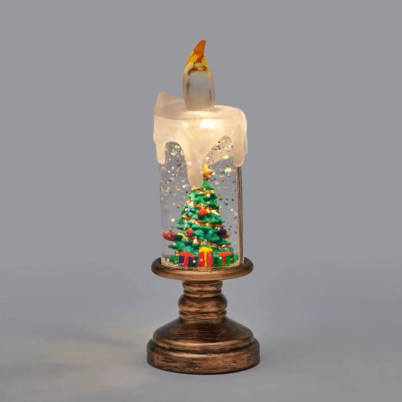 “Just gazing at the Christmas lights inside the candle” – Christmas Gift Idea