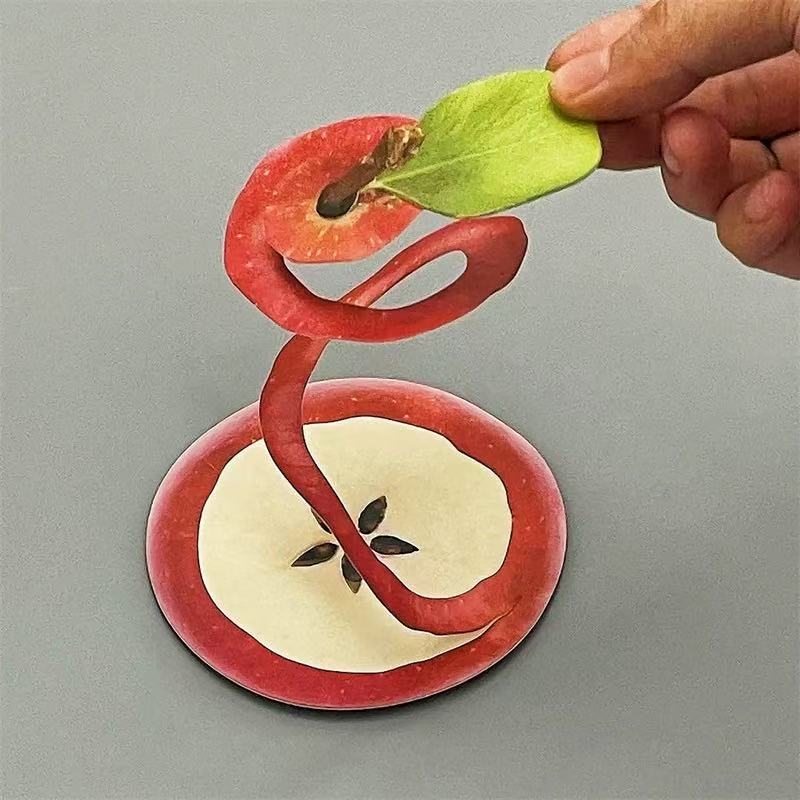 3D Pop-Up Apple Card – Creative Greeting for Any Occasion or Gift