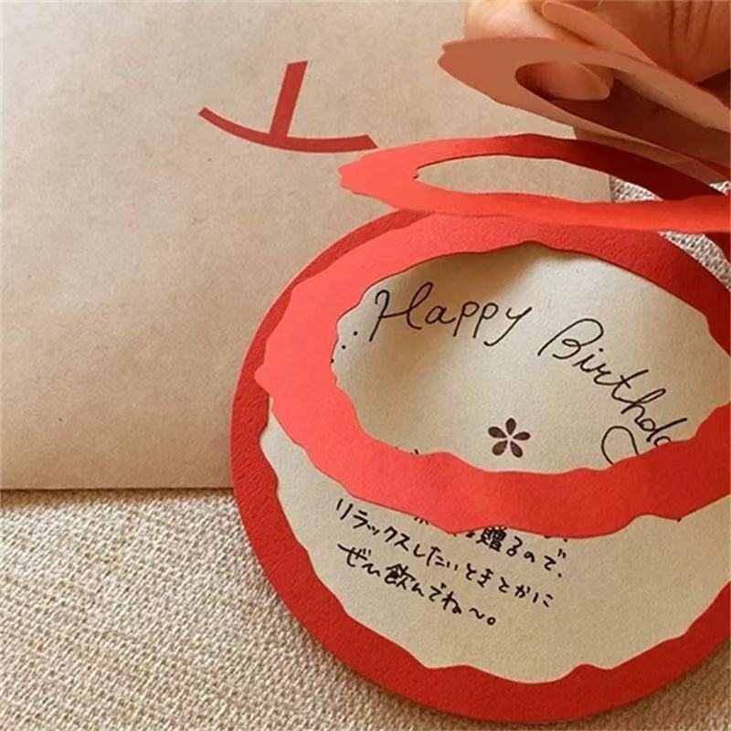 3D Pop-Up Apple Card – Creative Greeting for Any Occasion or Gift