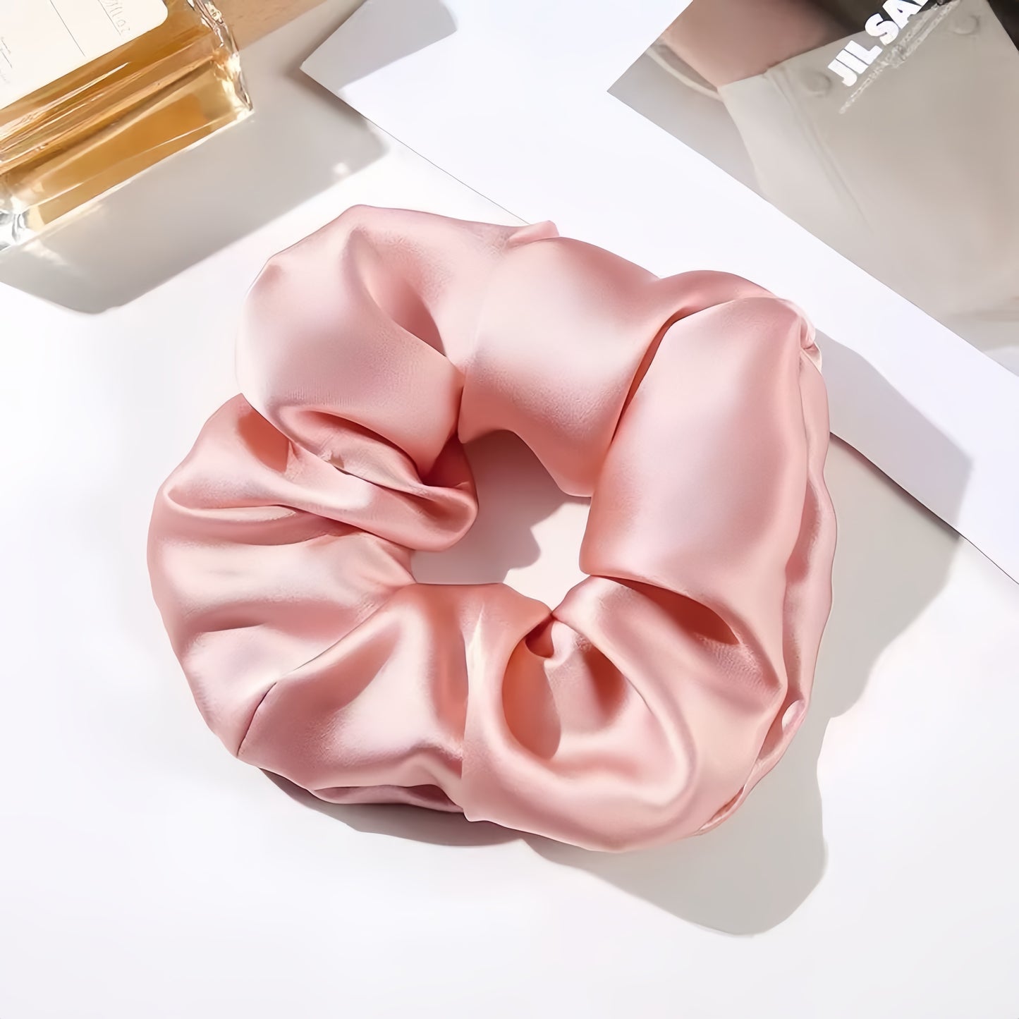 30 Momme Mulberry Silk Scrunchie – 100% Pure Natural Silk Hair Tie
