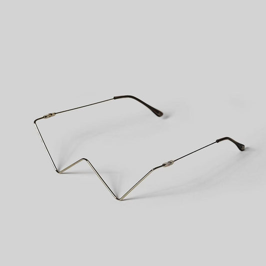 W-Shaped Glasses Frame – V-Wire Rimless Fashion Accessory | Street Style Gift