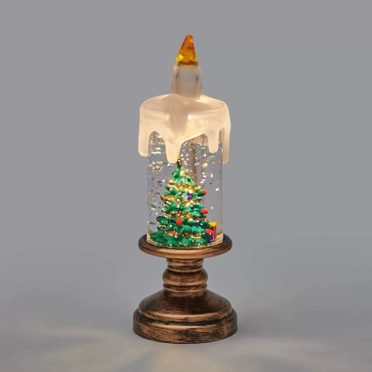 “Just gazing at the Christmas lights inside the candle” – Christmas Gift Idea